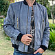 Nubuck Python Leather Jacket. Mens outerwear. exotiqpython. My Livemaster. Фото №4
