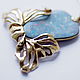 Opal pendant 'Orchid art Nouveau', gold. Pendants. EdGems jewerly. Online shopping on My Livemaster.  Фото №2