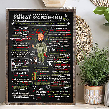 Сувениры и подарки ручной работы. Ярмарка Мастеров - ручная работа Персонализированный постер достижений  с героем-персонажем на заказ. Handmade.