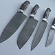 Набор кованых ножей из  стали Х12МФ, Кухонные наборы, Вязники,  Фото №1