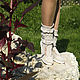 Summer boots 'Aurora'. High Boots. KnittedBoots. Online shopping on My Livemaster.  Фото №2
