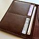 Passport cover/Organizer for documents made of genuine leather. Cover. tarakanov-egor. Online shopping on My Livemaster.  Фото №2