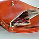 Women's bag 'orange' genuine leather. Crossbody bag. J.P.-Handmade Designer Bags. My Livemaster. Фото №5