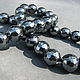 Hematite 10 mm, faceted, ball. Beads1. Elena (luxury-fittings). Online shopping on My Livemaster.  Фото №2