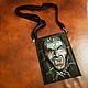 Men's leather shoulder bag 'Dracula'. Crossbody bag. newandw. Online shopping on My Livemaster.  Фото №2