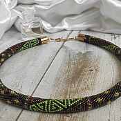 Украшения handmade. Livemaster - original item Necklace harness made of beads 