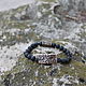 Order Bracelet made of lava - the Crows of Odin. Mint Tiger (MintTiger). Livemaster. . Bead bracelet Фото №3