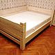 Кровать-кушетка из массива лиственницы, Кушетки, Москва,  Фото №1
