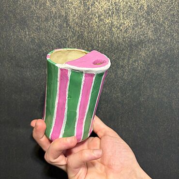 Посуда ручной работы. Ярмарка Мастеров - ручная работа Кружка «Первый глоток». Handmade.