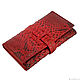 Red Dragon Python leather wallet. Wallets. exotiqpython. Online shopping on My Livemaster.  Фото №2