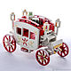 Елочная игрушка из дерева Карета крытая 3020 Red Classic. Елочные игрушки. Dřevěné hračky. Ярмарка Мастеров.  Фото №4