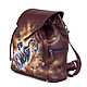 Order Women's backpack 'the Little Cheshire'. Pelle Volare. Livemaster. . Backpacks Фото №3