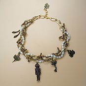 Украшения handmade. Livemaster - original item Braided chain necklace 
