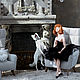 Заказать Кресло с пуфиком. Doll Furniture ArtShu. Ярмарка Мастеров. . Мебель для кукол Фото №3
