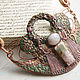 "Spring Victorian garden" колье. Колье. Julia Chernopazova Art Jewelry. Ярмарка Мастеров.  Фото №4