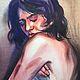 Картина Утро Портрет обнаженной девушки. Девушка картина. Картины. veyner_art (Наталия Вейнер). Ярмарка Мастеров.  Фото №4