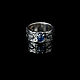 Кольцо "Киты" с синим сапфиром. Идеально для помолвки. Кольца. Darshain JEWELRY. Интернет-магазин Ярмарка Мастеров.  Фото №2