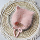 Вязаная детская шапка для новорожденных. Шапки детские. MELISSA for baby. Ярмарка Мастеров.  Фото №4