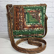 Сумки и аксессуары handmade. Livemaster - original item Patchwork Bag, Coniferous, Patchwork, Ethno, Green. Handmade.