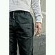 Брюки мужские из конопли с хлопком Hemp Elastic Pant 2 Garment Dyed. Брюки мужские. VÄN Studio. Ярмарка Мастеров.  Фото №4