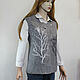 Felted Vest Trees. Vests. silk wool. Online shopping on My Livemaster.  Фото №2
