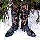 Handmade cowboy boots with embroidery, High Boots, Moscow,  Фото №1