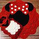 Baby Mat knitted Minnie mouse from cord for girl. Carpets. knitted handmade rugs (kovrik-makrame). My Livemaster. Фото №6