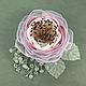 Order Ice rose. Brooch - handmade flower. ms. Decorator. Livemaster. . Brooches Фото №3
