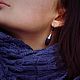 Заказать Синие серебряные серьги из лазурита. Mashuta_jewelry. Ярмарка Мастеров. . Серьги классические Фото №3