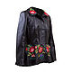 Order Women's leather jacket 'Floral embroidery'. Pelle Volare. Livemaster. . Outerwear Jackets Фото №3