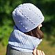 Women's hat Snood Knitted Warm Set for Winter Tenderness, Headwear Sets, Ekaterinburg,  Фото №1
