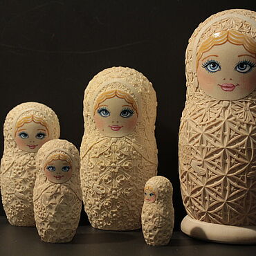 Куклы и игрушки ручной работы. Ярмарка Мастеров - ручная работа Матрешки. Handmade.