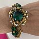Заказать Винтаж: Miriam Haskell браслет стекло, латунь 1960. JEWELRY VINTAGE (jjewelryvintage). Ярмарка Мастеров. . Браслеты винтажные Фото №3