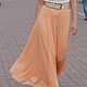 Light orange knitted skirt of cotton. Skirts. TANYA MUZAIKA. Online shopping on My Livemaster.  Фото №2
