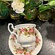 Винтаж: Кофейная пара «Вереск», фарфор, Royal Albert, Англия. Кружки винтажные. Светлана Воробьева. Ярмарка Мастеров.  Фото №5