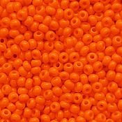 Материалы для творчества handmade. Livemaster - original item 10 grams of 10/0 seed Beads, Czech Preciosa 93140 Premium orange nephros. Handmade.