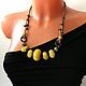  large jewelry made of natural stones, bright boho necklace, Necklace, Voronezh,  Фото №1