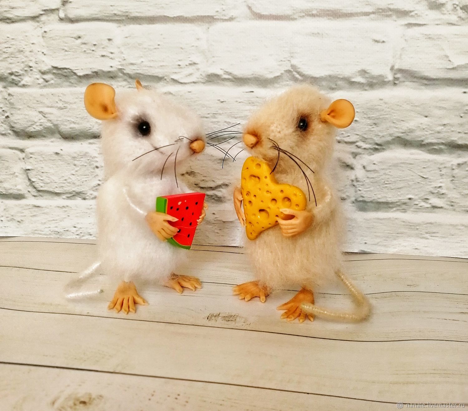 мыши на заказ. мышь из фетра.