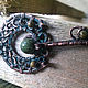 Order Copper wire wrapped pendant "Slavic Key", copper, unakite, serpentine. IVA rainbow art. Livemaster. . Pendants Фото №3