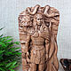 Loki, wooden figurine, Norse god. Figurines. Dubrovich Art. Интернет-магазин Ярмарка Мастеров.  Фото №2
