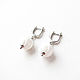Earrings with jade in silver 'Lollipops' white delicate earrings. Earrings. Irina Moro. My Livemaster. Фото №5