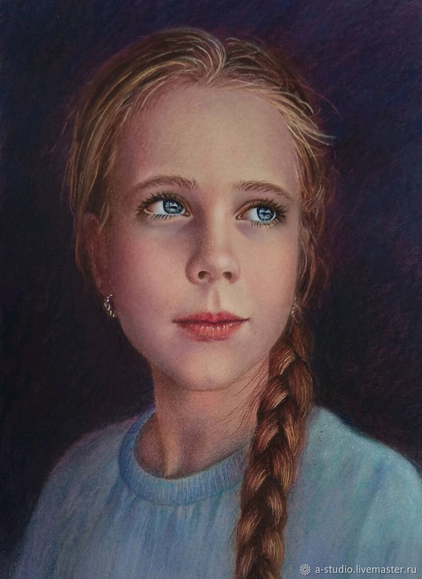 Портрет по фотографии на заказ в интернет-магазине Ярмарка Мастеров по ...