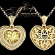 Сердце из желтого золота с бриллиантами и цитрином
Jeweller-X.ru