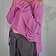  Вязанная кофта "Розовый переполох". Кофты. Knit_Style. Ярмарка Мастеров.  Фото №7