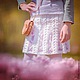 Юбка для девочки 7-10 л. вязаная с вышивкой. Юбка. liolika. Ярмарка Мастеров.  Фото №5