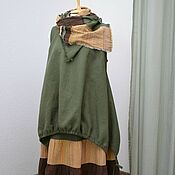 Одежда handmade. Livemaster - original item No№233.2 Linen set: sundress skirt scarf. Handmade.