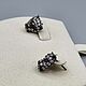 Order Silver earrings with cubic Zirconia. yakitoriya. Livemaster. . Stud earrings Фото №3