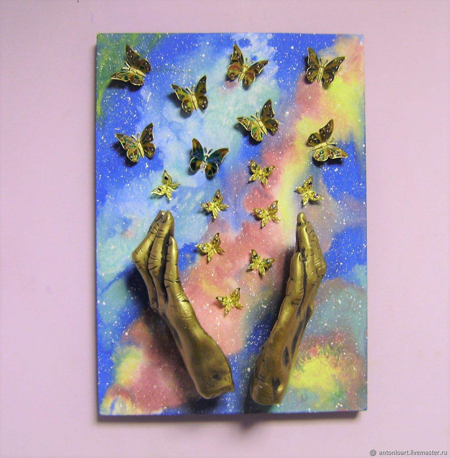 Flight of butterflies, Butterflies on the wall, Decorative Butterflies, Panels, Chelyabinsk,  Фото №1