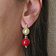 Order Coral Earrings, Natural coral earrings,Coral earrings. Irina Moro. Livemaster. . Earrings Фото №3