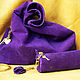 'Magic violet'. Bag suede purple. Classic Bag. Inessa Tche. Online shopping on My Livemaster.  Фото №2